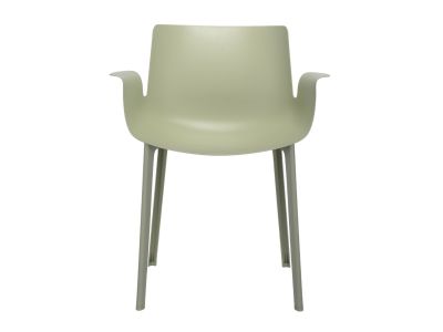 Scaun Kartell Piuma design Piero Lissoni, verde salvie