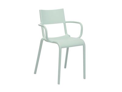 Set 2 scaune Kartell Generic A design Philippe Starck, verde