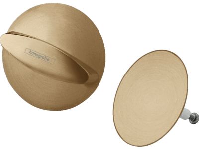 Set ornamente pentru sifon cu preaplin pentru cada Hansgrohe Flexaplus, bronz periat