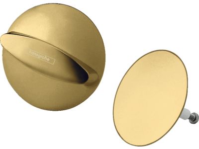 Set ornamente pentru sifon cu preaplin pentru cada Hansgrohe Flexaplus, gold optic lustruit