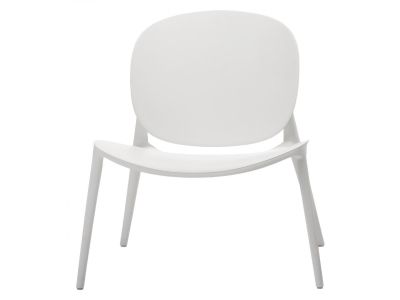 Scaun Kartell Be Bop design Ludovica & Roberto Palomba, alb