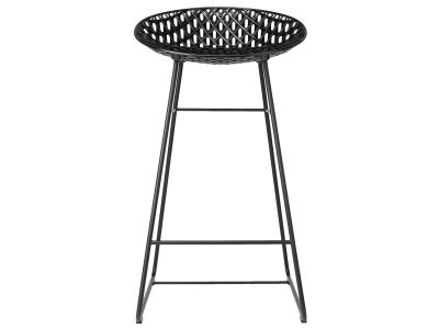 Scaun inalt Kartell Smatrik design Tokujin Yoshioka, negru mat