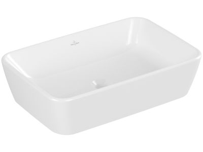 Lavoar rectangular Villeroy & Boch Architectura Ceramic Plus, 60x40.5cm, montare pe blat, Alb Alpin