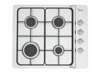 Plita gaz incorporabila Midea MH 604LX cu 4 arzatoare, 60 cm, inox