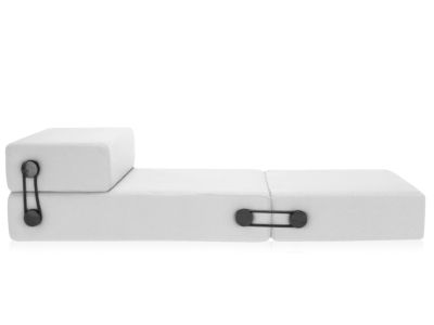 Pouf extensibil Kartell Trix design Piero Lissoni, White