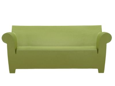 Canapea Kartell Bubble Club cu doua locuri, design Philippe Starck, 195cm, verde
