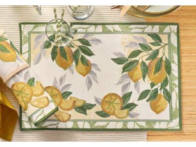 Suport farfurii Sander Gobelins Lemon 32x48cm, 40 natur