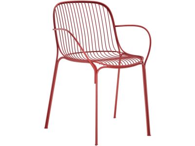 Scaun cu brate exterior Kartell Hiray design Ludovica & Roberto Palomba, ruginiu