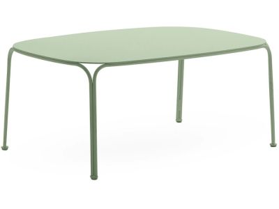 Masuta exterior Kartell Hiray design Ludovica & Roberto Palomba, 90x59cm, h 38cm, verde salvie