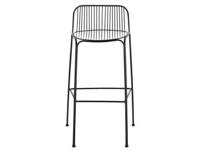 Scaun exterior Kartell Hiray design Ludovica & Roberto Palomba, h 96cm, negru