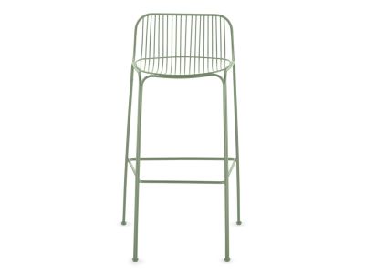 Scaun exterior Kartell Hiray design Ludovica & Roberto Palomba, h 96cm, verde salvie