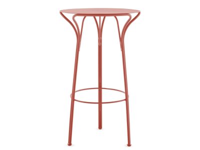 Masa inalta exterior Kartell Hiray design Ludovica & Roberto Palomba, d 60cm, h 108cm, ruginiu