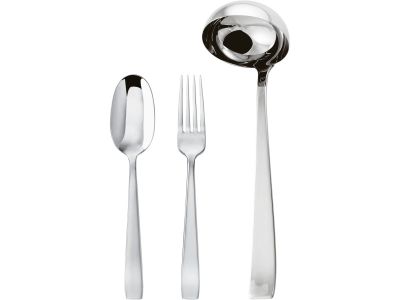 Set tacamuri servire Sambonet Flat, 3 piese, inox