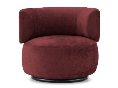 Fotoliu Kartell K-Waiting design Rodolfo Dordoni, Chenille Burgundy