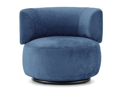 Fotoliu Kartell K-Waiting design Rodolfo Dordoni, Chenille Sky Blue