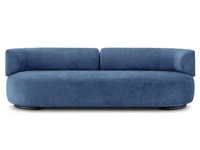 Canapea Kartell K-Waiting design Rodolfo Dordoni, 230cm, Chenille Sky Blue