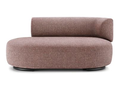 Canapea Kartell K-Waiting design Rodolfo Dordoni, 153cm orientare dreapta, Texture Burgundy