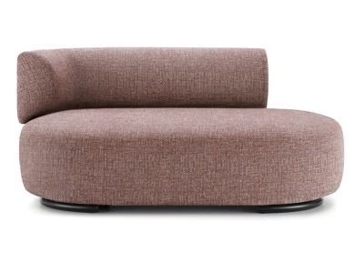 Canapea Kartell K-Waiting design Rodolfo Dordoni, 153cm orientare stanga, Texture Burgundy