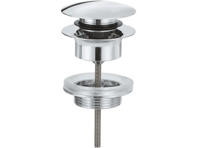 Ventil click-clack Grohe 65807 pentru lavoare cu preaplin, crom