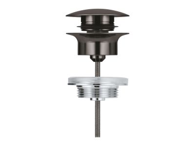 Ventil click-clack Grohe 65807 pentru lavoare cu preaplin, hard graphite