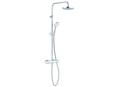 Coloana de dus Kludi Logo THM Dual Shower System cu baterie de dus termostatata
