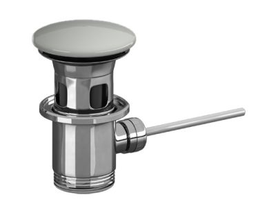 Ventil pop-up pentru lavoar cu preaplin Villeroy & Boch cu capac ceramic morning green