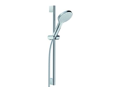 Set de dus Kludi Dive X cu para de dus Dive X 1S, bara 60cm, furtun 160cm, crom