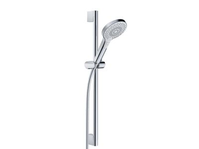 Set de dus Kludi Dive X cu para de dus Dive X 3S, bara 60cm, furtun 160cm, crom