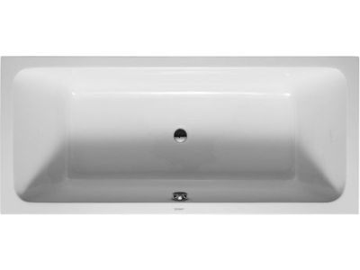Cada baie rectangulara Duravit D-Code 180x80cm, montaj incastrat, acril