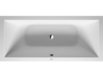 Cada baie rectangulara incastrabila Duravit DuraSquare 180x80cm, compozit, cu picioare incluse