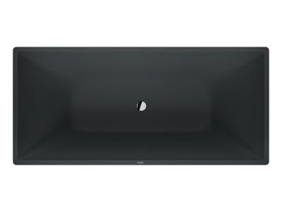 Cada freestanding Duravit Vitrium 185x85 cm, cu set scurgere inclus, antracit satin mat
