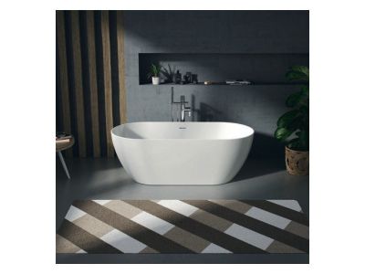 Cada ovala freestanding Duravit DuraKanto 170x80mm, alb