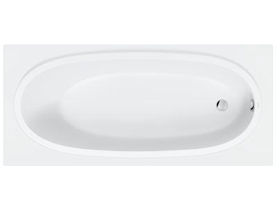 Cada baie Duravit Balcoon 180x80cm, acril, alb mat
