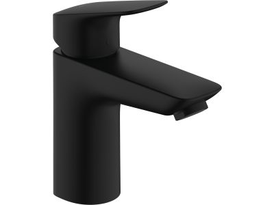 Baterie lavoar Hansgrohe Logis 100, ventil pop-up, negru mat