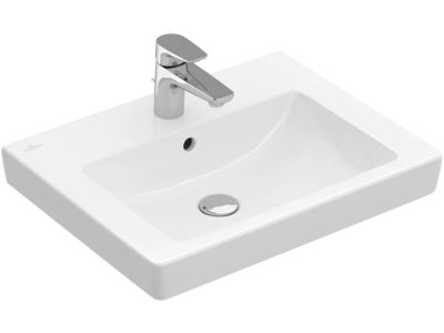 Lavoar Villeroy & Boch Subway 2.0, 55x44 cm, montare pe mobilier, alb