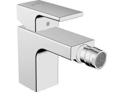 Baterie bideu Hansgrohe Vernis Shape cu ventil pop-up, crom