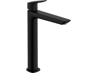 Baterie lavoar Hansgrohe Logis 240 Fine, fara ventil, pentru lavoar tip bol, negru mat