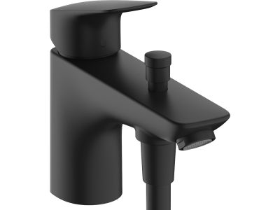 Baterie cu montaj pe cada Hansgrohe Logis, negru mat