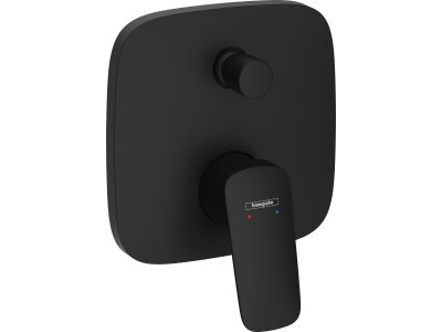 Baterie cada - dus Hansgrohe Logis montaj incastrat, necesita corp ingropat, negru mat