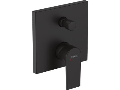 Baterie cada - dus Hansgrohe Vernis Shape montaj incastrat, necesita corp ingropat, negru mat