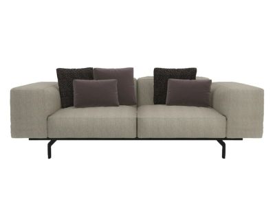 Canapea Kartell Largo design Piero Lissoni, cu doua locuri, Gubbio Sand