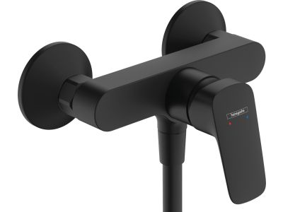 Baterie dus Hansgrohe Logis, negru mat