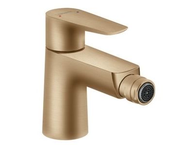 Baterie bideu Hansgrohe Talis E cu ventil pop-up, bronz periat