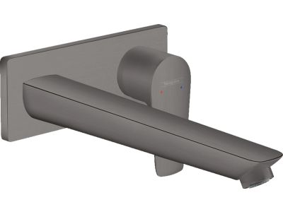 Baterie lavoar Hansgrohe Talis E cu pipa 225 mm, montaj incastrat, necesita corp ingropat, negru periat