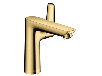 Baterie lavoar Hansgrohe Talis E 150, ventil pop-up, gold optic lustruit