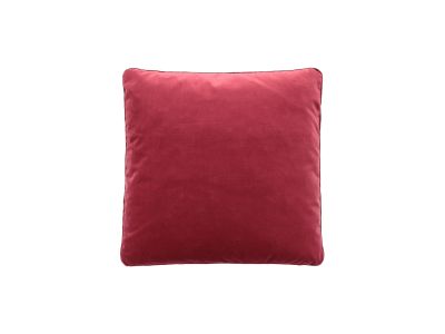 Perna decorativa Kartell Velvet design Piero Lissoni, 48x48cm, 54 rosu cardinal