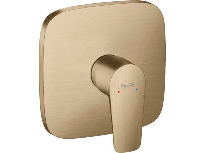 Baterie dus Hansgrohe Talis E montaj incastrat, necesita corp ingropat, bronz periat