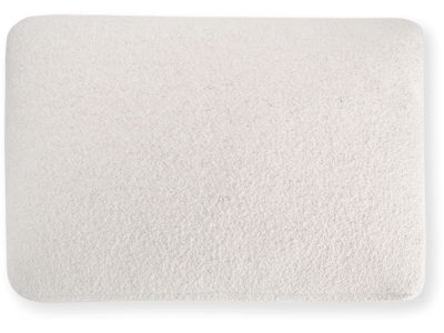 Perna decorativa Kartell design Patricia Urquiola, 50x35cm, textil Orsetto alb