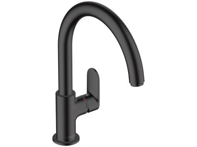 Baterie bucatarie Hansgrohe Vernis Blend M35 210, negru mat