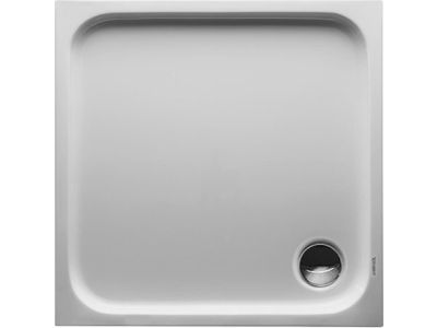Cadita de dus patrata Duravit D-Code 80x80cm, acril, alb